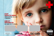 Tjen penge til din lokalafdeling med Røde Kors' skrabelotteri