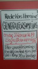 Røde Kors - Generalforsamling - Hørning afdeling - 27.02.2019