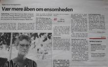 Opfordring fra Herlev besøgstjeneste; vær åben om ensomheden