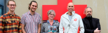 Aarhusianske kommunalvalgskandidater på arbejde i Røde Kors butik Bazar Vest