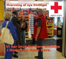 Vi søger frivillige til Røde Kors Butik og øvrige afdelinger i Haderslev