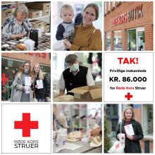 ✚ Røde Kors Indsamling i Struer med godt resultat