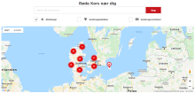 Kan du ikke finde din afdeling på landkortet på RødeKors.dk? Fortvivl ej.