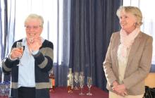 Laila og vores formand Florence Laraignou