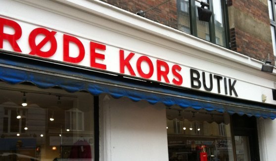 røde kors genbrugsbutik