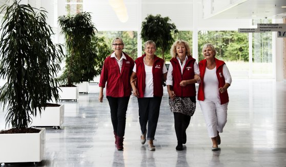 røde kors patientstøtte